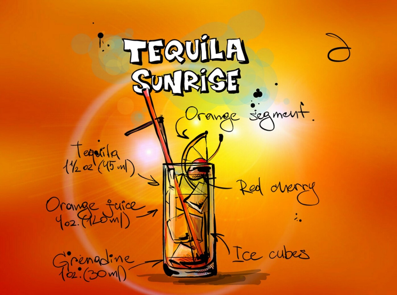 Tequila Sunrise Recipe